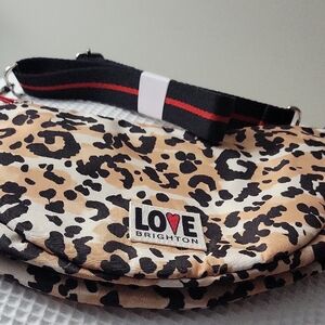Brighton Leopard Print Crossbody Bag